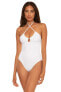 Becca by Rebecca Virtue Color Code Candice Multi Way One-Piece White SM 305269