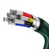 Фото #7 товара Przewód kabel USB-C - USB-C Cafule Metal Data Power Delivery 100W 2m - zielony
