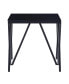 Magenta End Table, Black & Glass Черный, 1 Count - фото #5