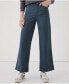 ფოტო #2 პროდუქტის Women's Organic Cotton Stretch Twill Denim Wide Leg Pant