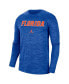 Фото #3 товара Men's Royal Florida Gators Team Velocity Performance Long Sleeve T-shirt