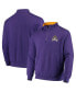 Фото #1 товара Men's Purple ECU Pirates Tortugas Logo Quarter-Zip Jacket