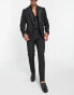 Фото #4 товара ASOS DESIGN slim tuxedo in black suit trousers