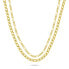 Fine Double Gold Plated Necklace NCL142Y