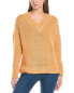 Фото #1 товара Lafayette 148 New York Marled V Neck Silk Sweater Women's