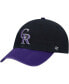 Фото #1 товара Men's Black Colorado Rockies Alternate Clean Up Adjustable Hat