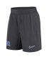 Men's Anthracite Duke Blue Devils 2024 Sideline Performance Shorts Anthracite, Royal, S - фото #2