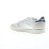 Reebok Classic Leather Mens Beige Leather Lace Up Lifestyle Sneakers Shoes 10