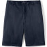 Men's School Uniform 11" Plain Front Wrinkle Resistant Chino Shorts
