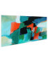 Фото #4 товара Color Splash Frameless Free Floating Tempered Art Glass Abstract Wall Art by EAD Art Coop, 72" x 36" x 0.2"