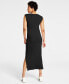Фото #2 товара Petite Side-Ruched Midi Dress, Created for Macy's