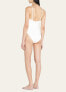 SIMKHAI Women's Noa Bustier One Piece Swimsuit White Size S