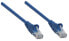 Фото #4 товара Intellinet Network Patch Cable - Cat6 - 1.5m - Blue - CCA - U/UTP - PVC - RJ45 - Gold Plated Contacts - Snagless - Booted - Lifetime Warranty - Polybag - 1.5 m - Cat6 - U/UTP (UTP) - RJ-45 - RJ-45