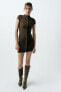 Фото #1 товара Платье мини с карманами ZARA