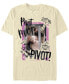 Фото #1 товара Men's Friends Pivot Doodle Short Sleeve T-shirt