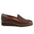 Softwalk Westport S2011-262 Womens Brown Wide Leather Loafer Flats Shoes