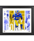 Фото #1 товара Aaron Donald Los Angeles Rams Framed 15" x 17" Player Panel Collage