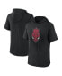 Фото #2 товара Men's Black Arkansas Razorbacks Primary Logo Hoodie T-shirt