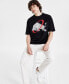 ფოტო #1 პროდუქტის Men's Oversized Short Sleeve Graphic T-Shirt