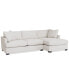 Фото #4 товара Nightford 111" 2-Pc. Fabric Chaise Sectional, Created for Macy's