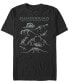 Men's Dino Study Short Sleeve Crew T-shirt L - фото #1