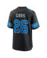 Фото #3 товара Men's Jahmyr Gibbs Black Detroit Lions 2nd Alternate Game Jersey