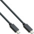 Фото #1 товара InLine USB 3.2 Gen.2x2 Cable - USB-C male/male - black - 2m