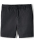 ფოტო #1 პროდუქტის Big Girls School Uniform Slim Plain Front Blend Chino Shorts