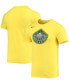 ფოტო #2 პროდუქტის Men's Yellow Seattle Storm Logo Performance T-shirt