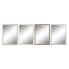 Фото #2 товара Настенное зеркало DKD Home Decor 56 x 2 x 76 cm Стеклянный Серый Коричневый Белый полистирол (4 Предметы)