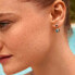 Lovely silver single earring Into The Blue RZIB22