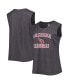 ფოტო #1 პროდუქტის Women's Heather Charcoal Arizona Cardinals Plus Size Tank Top