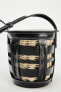 Crossbody basket bag