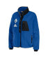 ფოტო #3 პროდუქტის Women's Royal Indianapolis Colts Polar Fleece Raglan Full-Snap Jacket