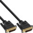 Фото #1 товара InLine DVI-D Cable Premium 24+1 male / male Dual Link gold plated 5m