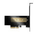 Фото #6 товара AXAGON PCEM2-N, PCIe, M.2, PCI 3.0, Black, Gold, China, CE