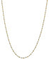 ფოტო #1 პროდუქტის Giani Bernini Two-Tone Twist Link 18" Chain Necklace in Sterling Silver & 18k Gold-Plate, Created for Macy's