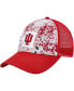 Фото #2 товара Men's Gray, Crimson Indiana Hoosiers Love Fern Trucker Snapback Hat