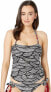 Фото #1 товара Becca by Rebecca Virtue 171466 Womens Tankini Top Swimwear Multi Size Small