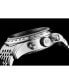 ფოტო #2 პროდუქტის Men's Megalos Silver-tone Stainless Steel , Two-Tone Dial , 51mm Round Watch