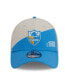 ფოტო #3 პროდუქტის Men's Cream, Powder Blue Los Angeles Chargers 2023 Sideline Historic 39THIRTY Flex Hat