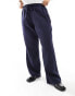 Фото #4 товара 4th & Reckless Plus exclusive tailored drawstring straight leg trousers co-ord in navy