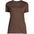 Фото #1 товара Women's Relaxed Supima Cotton Short Sleeve Crewneck T-Shirt