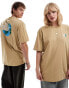 Фото #1 товара The North Face Dome backprint oversized t-shirt in beige