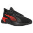 Фото #2 товара Puma Softride Premier Ombre Lace Up Mens Black Sneakers Casual Shoes 376189-01