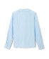 ფოტო #2 პროდუქტის Little Girls Long Sleeve Modern Peter Pan Collar Blouse