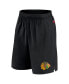 ფოტო #2 პროდუქტის Men's Black Chicago Blackhawks Authentic Pro Tech Shorts
