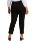 ფოტო #2 პროდუქტის Plus Size Infinite Fit ONE SIZE FITS THREE High Rise Straight Leg Jeans