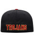ფოტო #5 პროდუქტის Men's Black, Cardinal USC Trojans Two-Tone Reflex Hybrid Tech Flex Hat