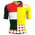 SANTINI Combo Tour De France Official General Leader 2024 Short Sleeve Jersey